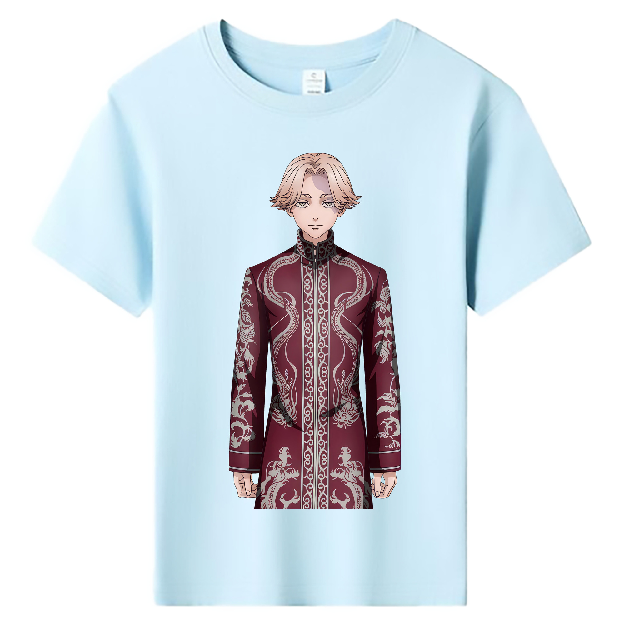 （画像用） 東京リベンジャーズ Tokyo Revengers 綿100％キッズTシャツ（フロントプリント）
